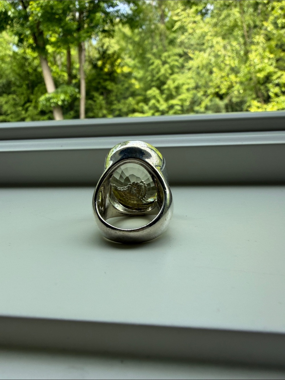 Stephen Dweck Sterling Silver citrine Statement Ring - Picture 3 of 8